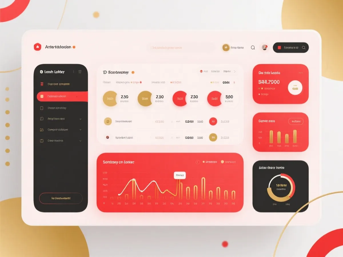 七星彩数据平台首页视觉展示